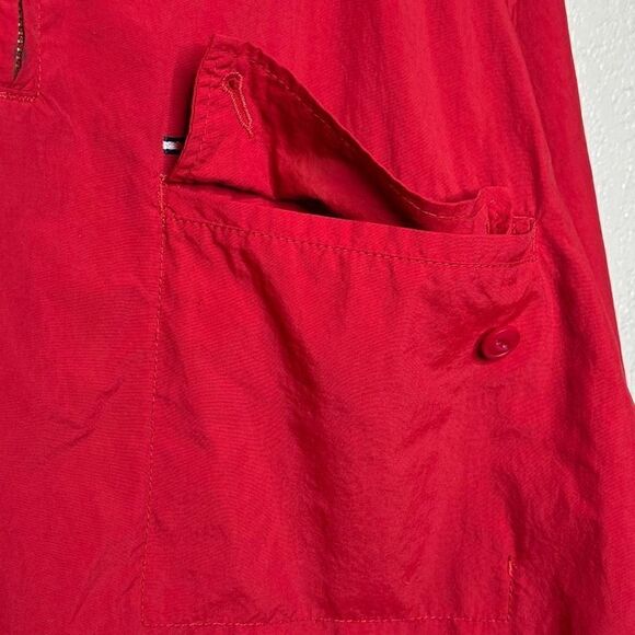 Vintage Tommy Hilfiger Windbreaker 1/4 Zip Hooded Pullover Large - Picture 6 of 6